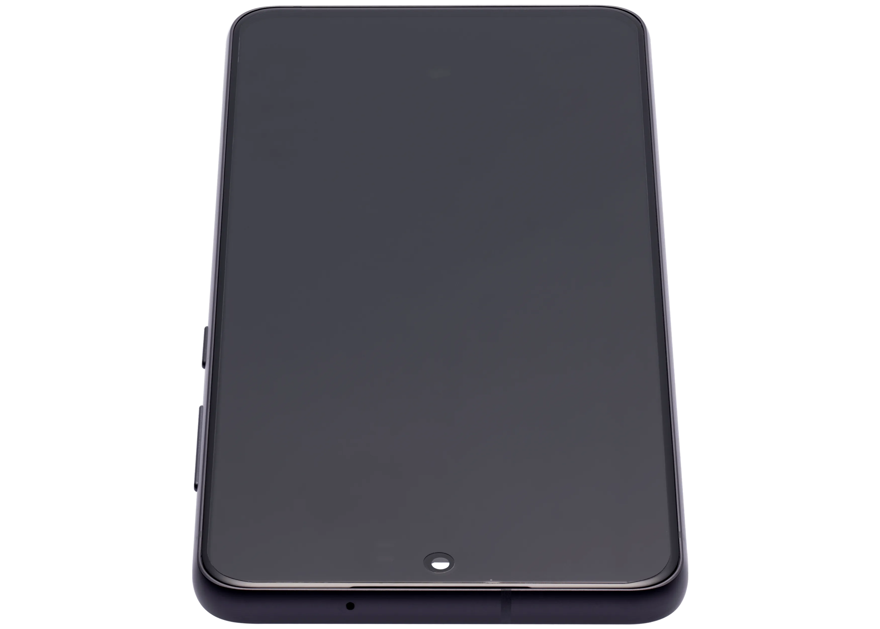 OLED-Display mit Rahmen für Samsung Galaxy S21 FE 5G (US & Internationale Version) (Aftermarket Plus) (120Hz) (Graphite)