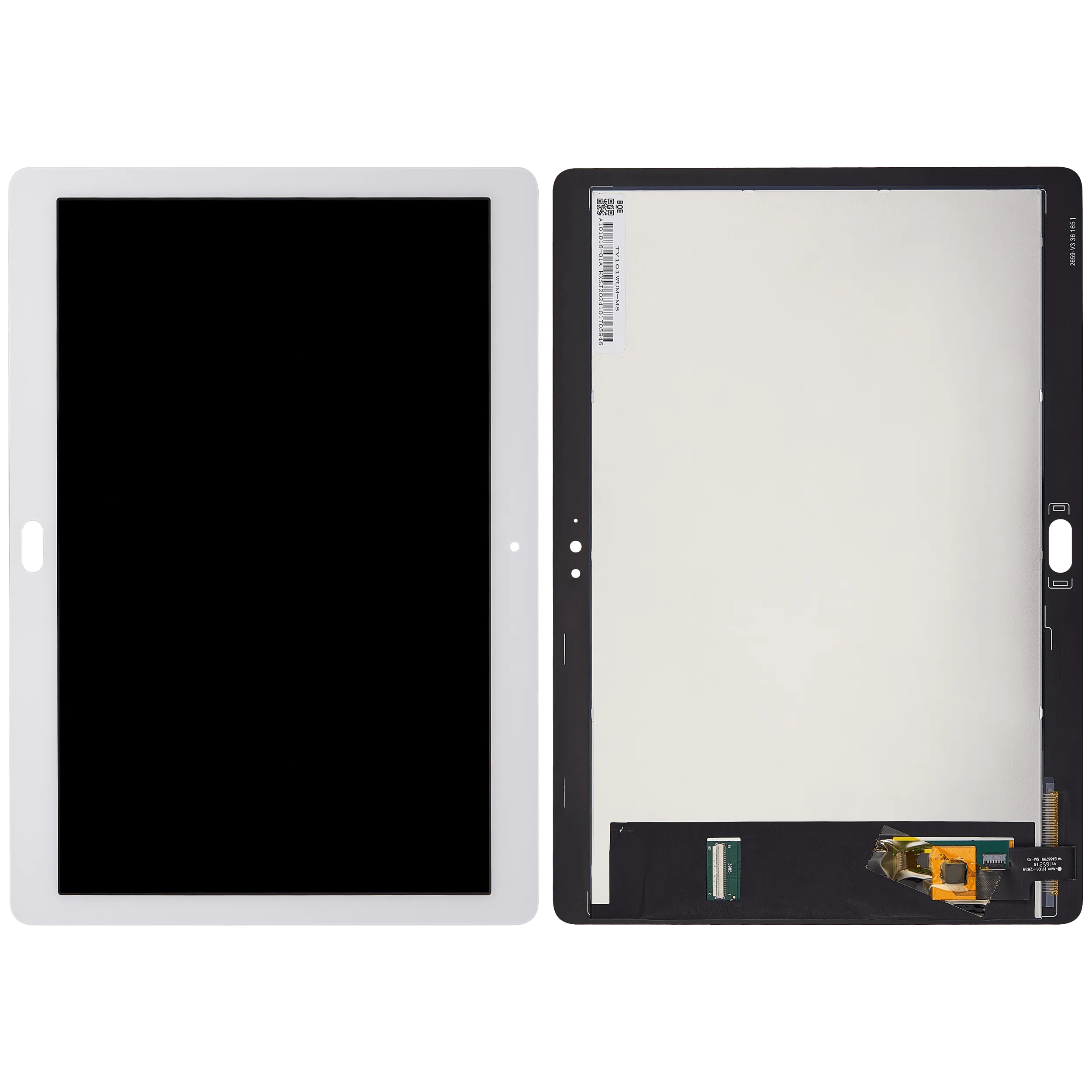 LCD-Display ohne Rahmen Compatible für Huawei MediaPad M3 Lite 10 (Refurbished) (Weiß)