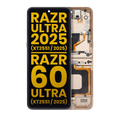 OLED Display with Frame for Motorola Razr Ultra 2025 (XT2551 / 2025) / Razr 60 Ultra (XT2551 / 2025) (Refurbished) (Mountain Trail)