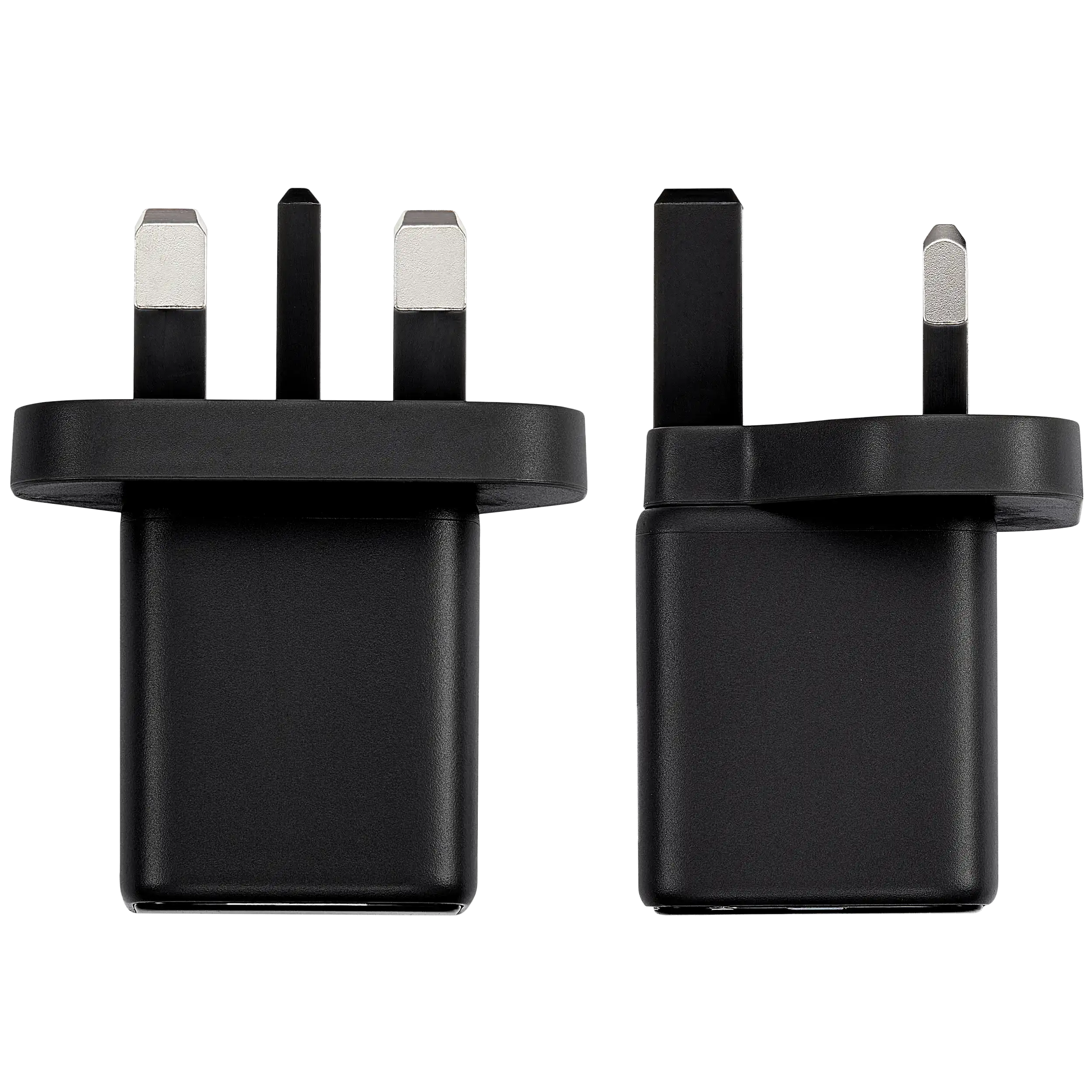 AmpSentrix 30W 2-in-1 USB-C / USB-A Wall Adapter (220V / UK Plug) (Schwarz Titanium)