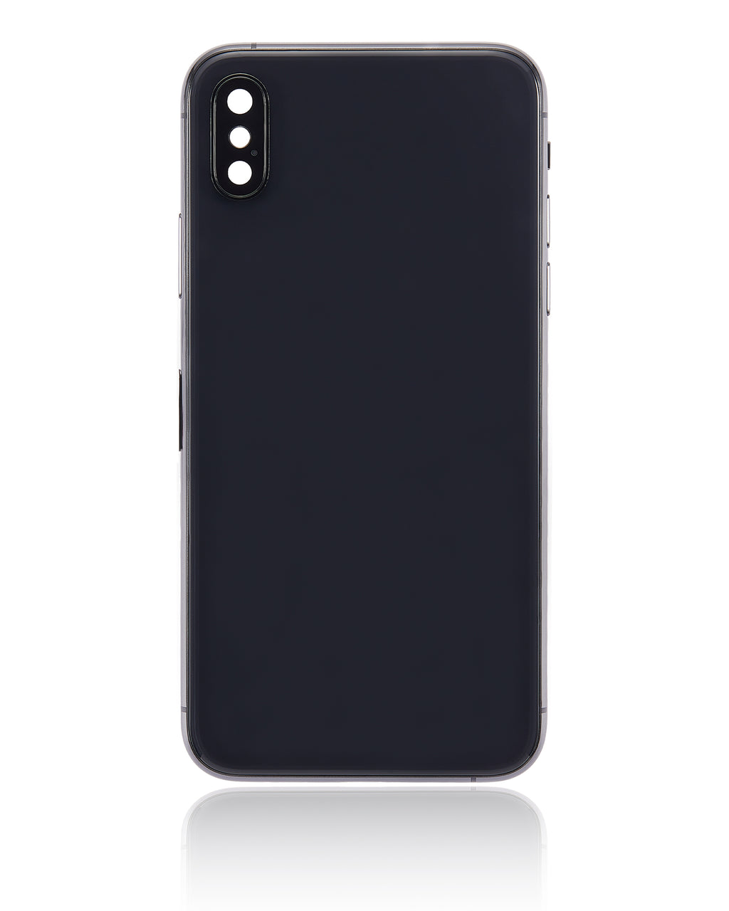 Back Cover/Frame with Pre-installed Small Parts for iPhone XS (No Logo) (Aftermarket Plus) (Space Gray)