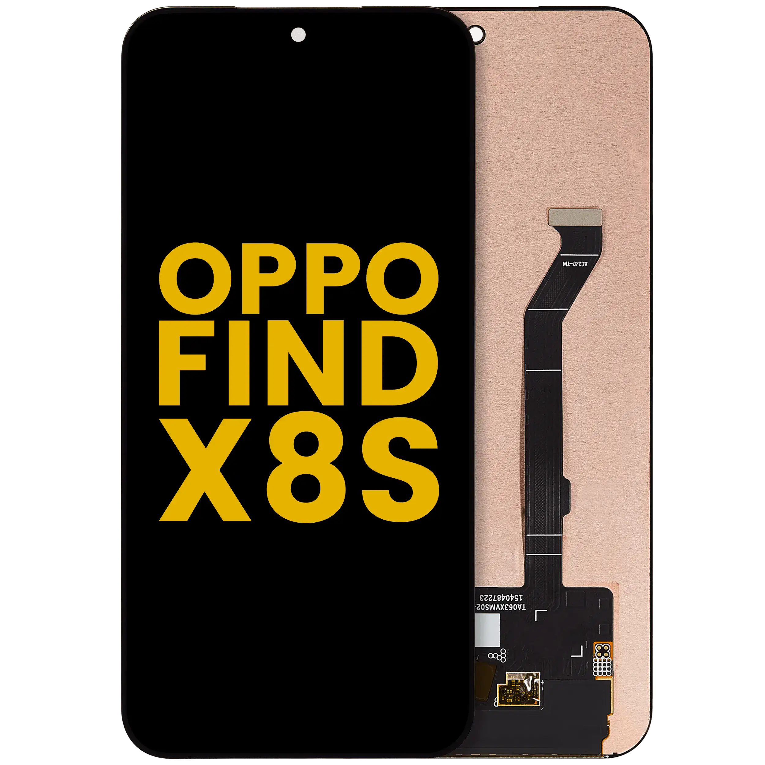 OLED-Display ohne Rahmen für Oppo Find X8s (Refurbished) (Alle Farben)