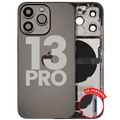 Backcover/Rahmen mit Ladebuchse Flex für iPhone 13 Pro Graphite gebr. OEM C US