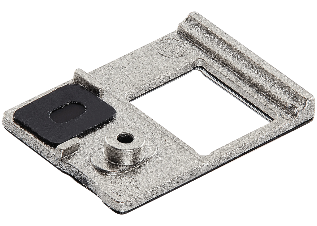 Flash Light / Power Flex Bracket mit Microphone Mesh für iPhone 16E (Weiß) (10 Pack)