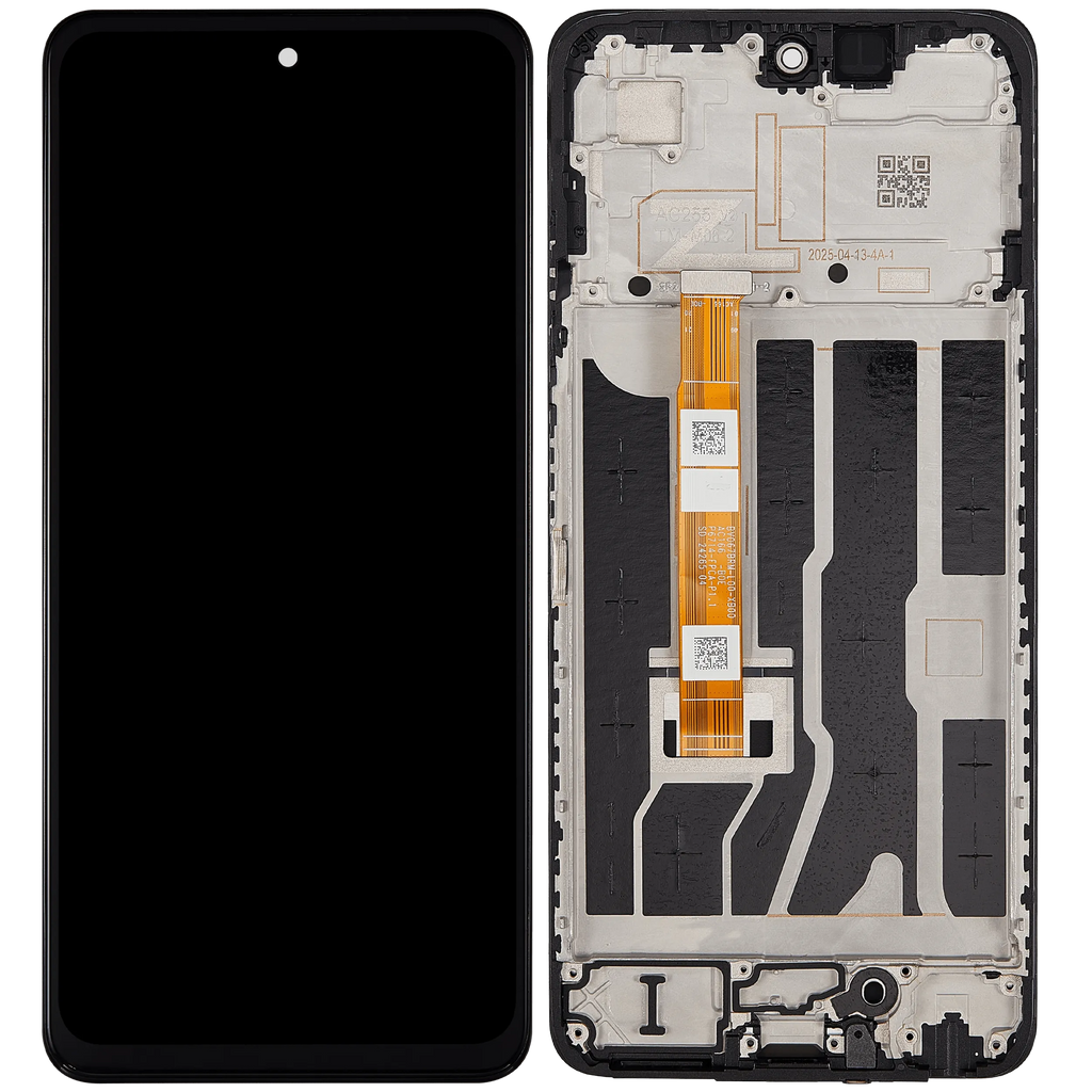 LCD-Display mit Rahmen Compatible für OPPO A5 4G (Refurbished) (Alle Farben)