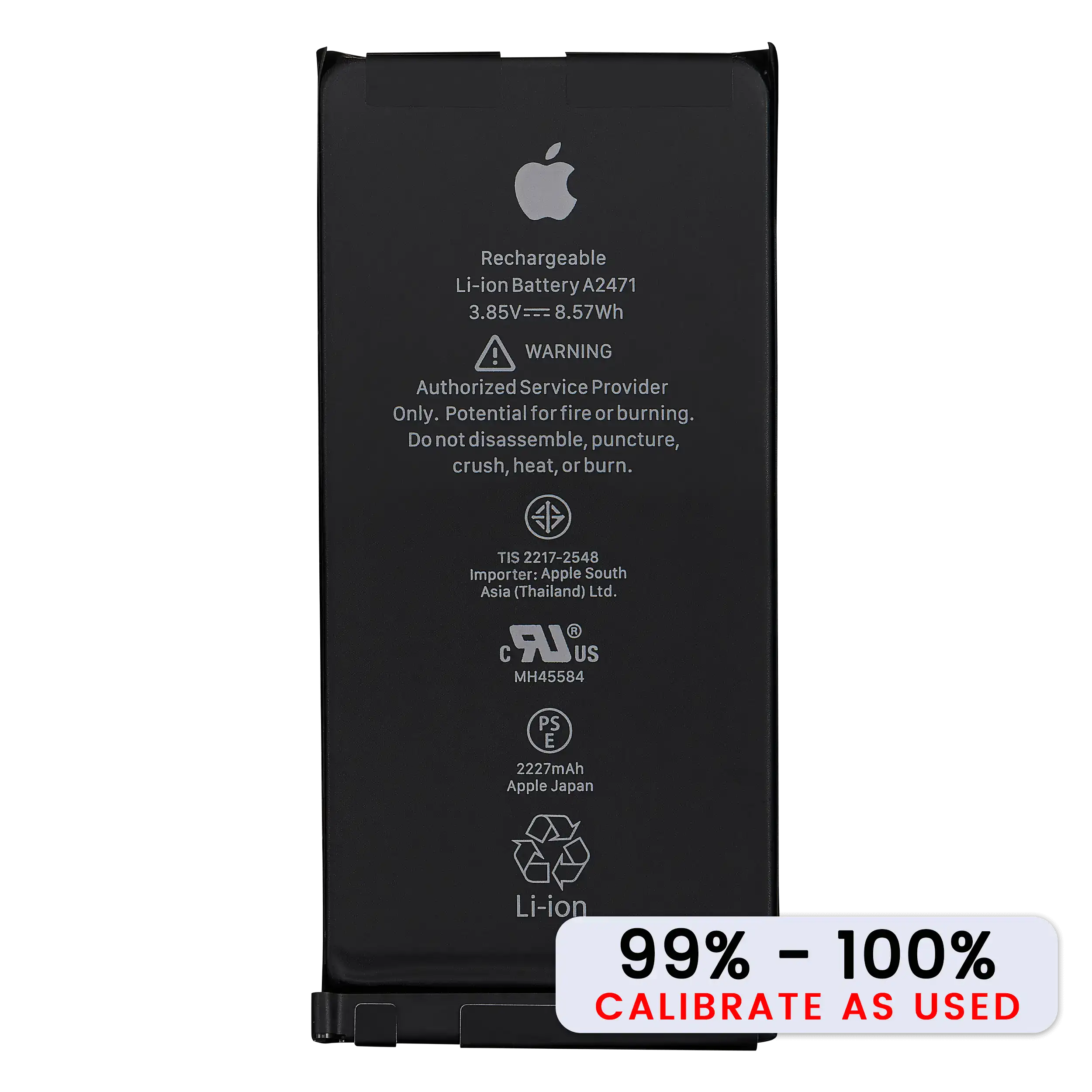 Ersatzakku für iPhone 12 Mini (gebrauchter OEM-Ausbau, Qualität A / SOH 99% bis 100%)