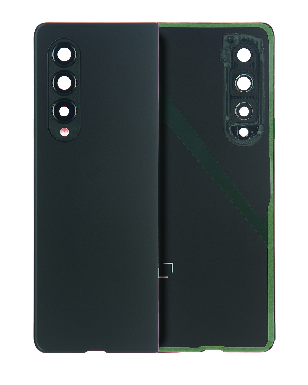 Backcover mit Kameralinse für Samsung Galaxy Z Fold 3 (Svc Pack) Phantom Black
