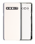 Back Cover Glass with Camera Lens for Samsung Galaxy S10 (Service Pack) (Crown Silver)