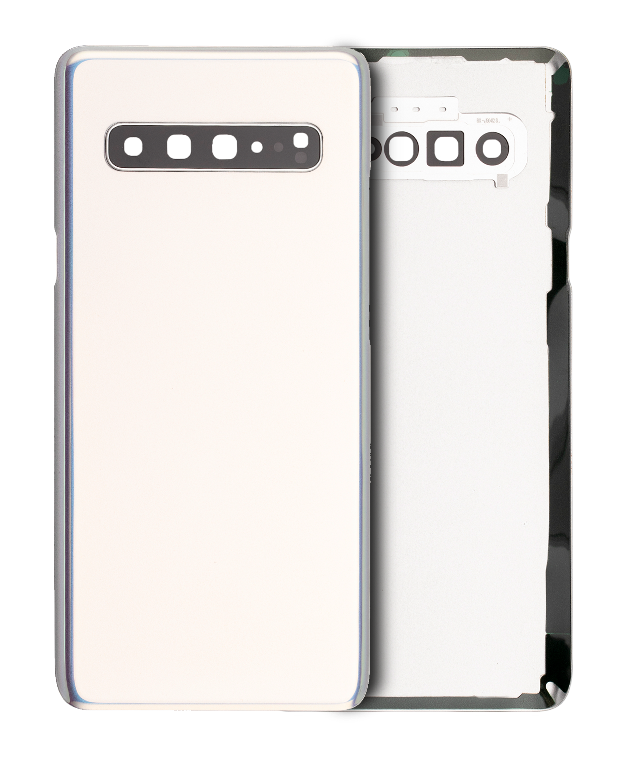 Back Cover Glass with Camera Lens for Samsung Galaxy S10 (Service Pack) (Crown Silver)