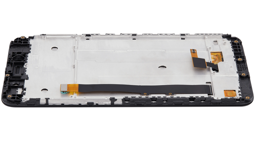 LCD-Display mit Rahmen für Xiaomi Redmi Note 5A (Aftermarket Plus) (Schwarz)