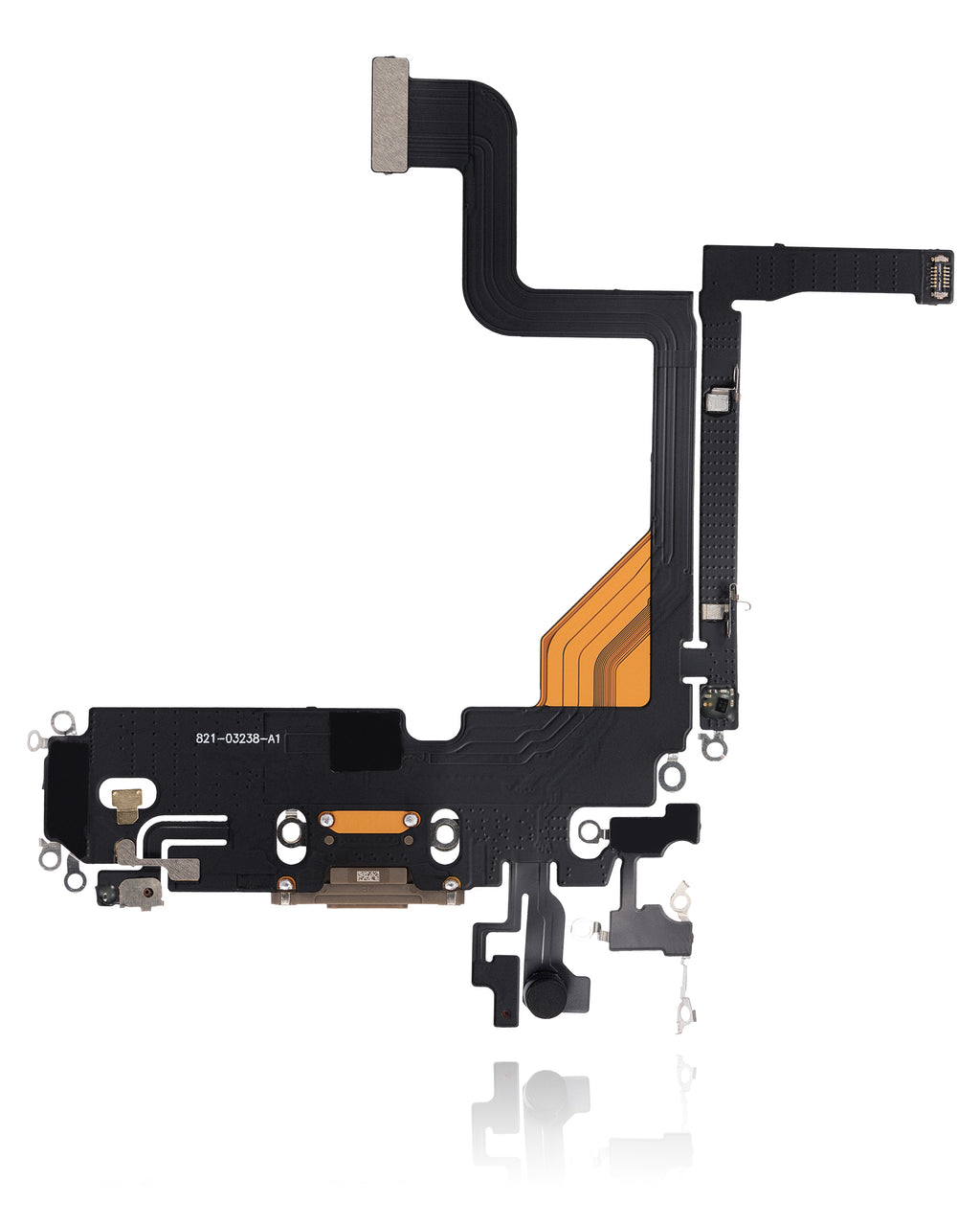 Ladebuchse-Flexkabel für iPhone 13 Pro (Aftermarket Plus) (Gold)