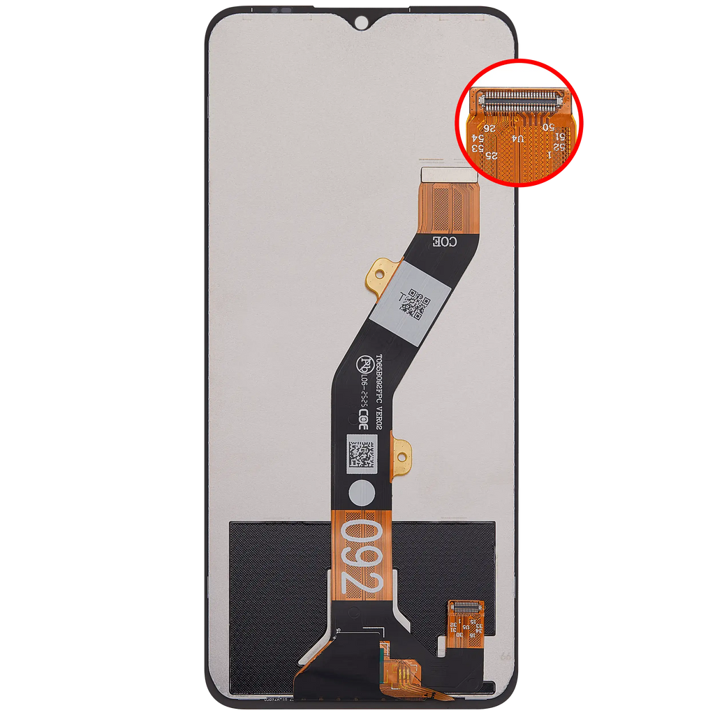 LCD-Display ohne Rahmen für Cricket lcon (2026) (U656AC) / AT&T Propel 3 5G (U656AA) (Refurbished) (Alle Farben)