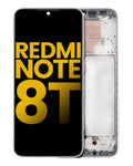 LCD Display with Frame for Xiaomi Redmi Note 8T (Refurbished) (Moonlight White)
