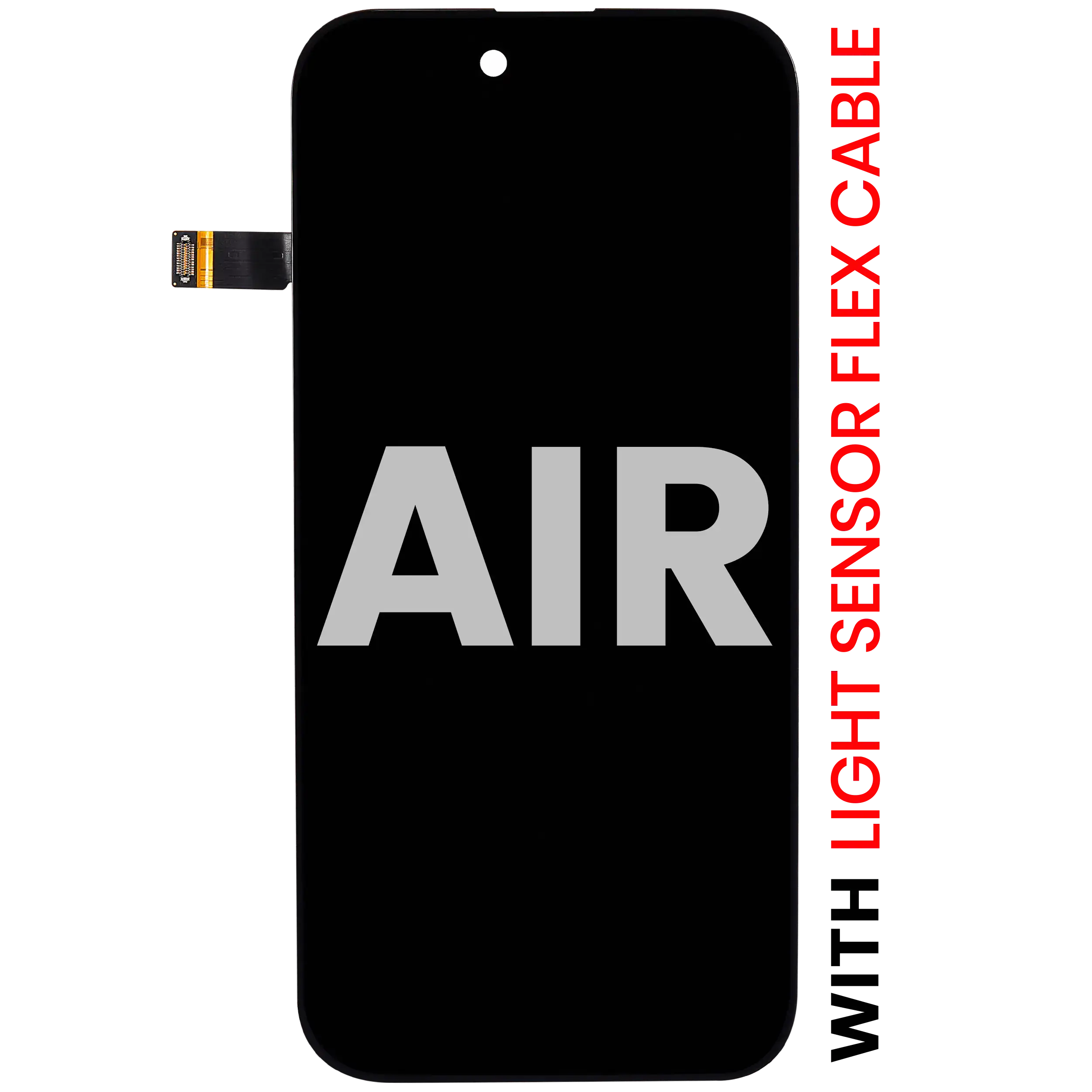 OLED-Display Compatible für iPhone Air mit Light Sensor Flex Cable (gebrauchter OEM-Ausbau, Qualität A)