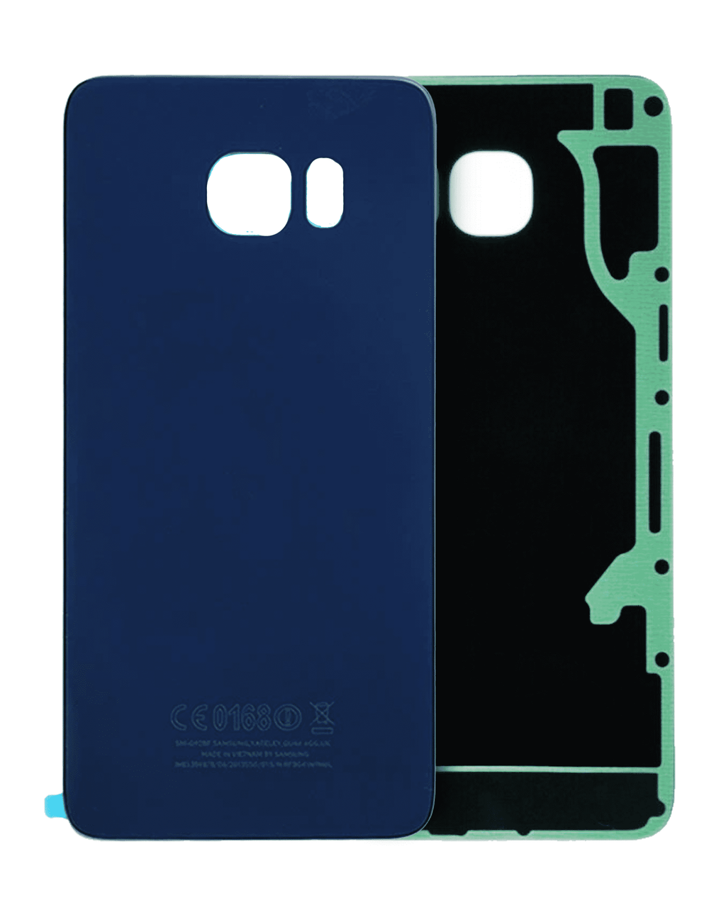 Backcover Glass für Samsung Galaxy S6 Edge (Service Pack) (Black Sapphire)