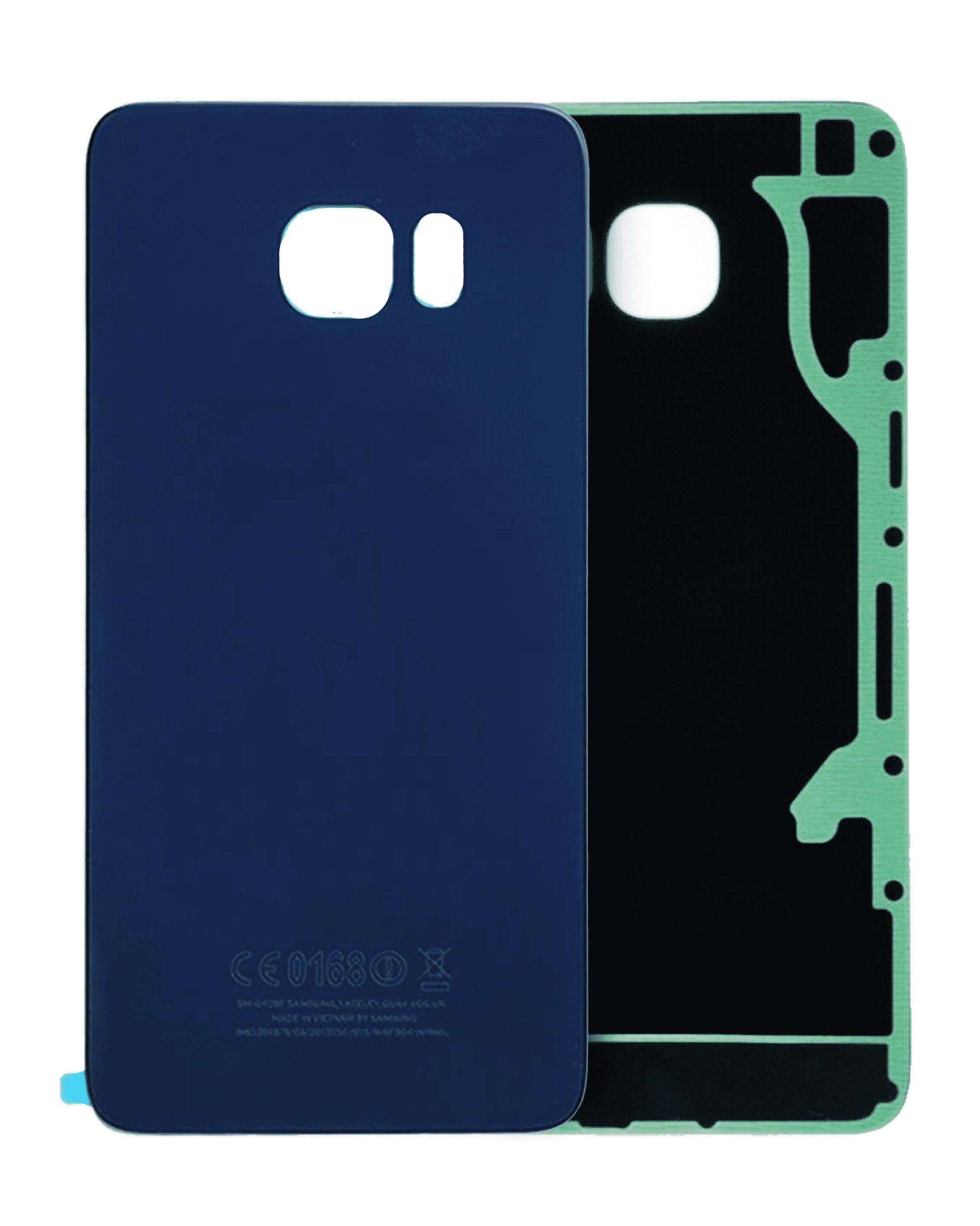 Backcover Glass für Samsung Galaxy S6 Edge (Service Pack) (Black Sapphire)
