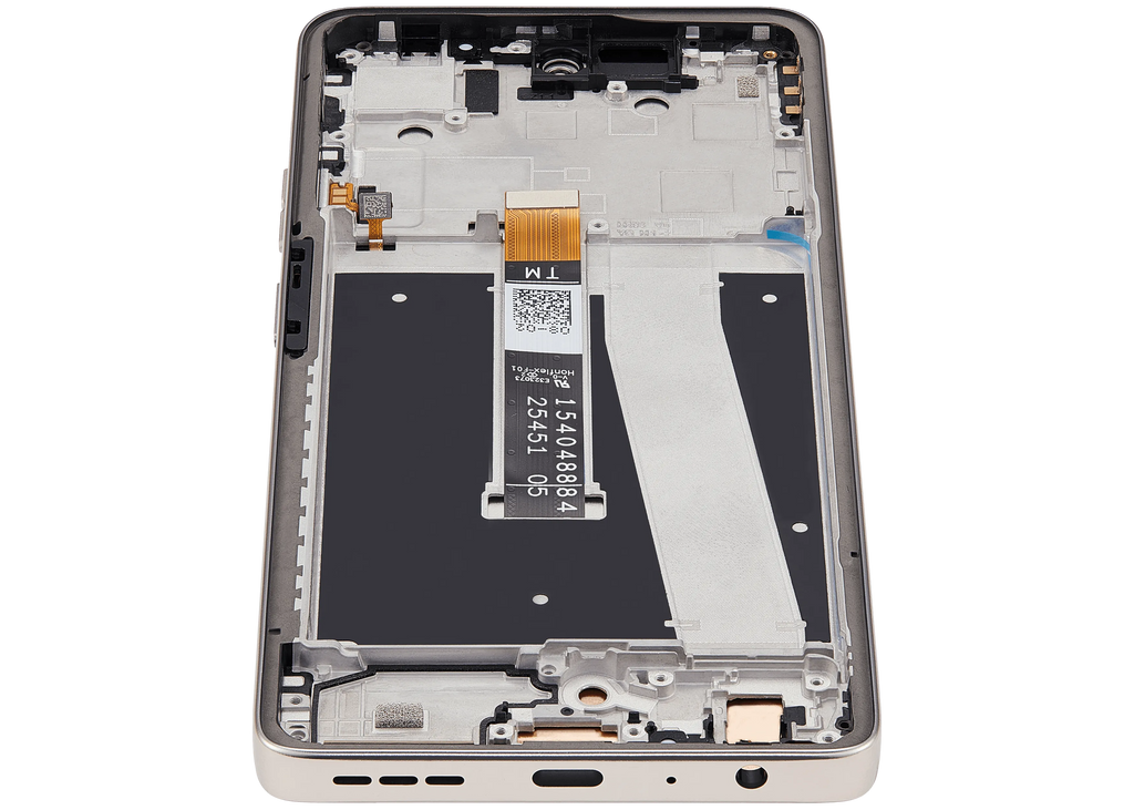 LCD-Display mit Rahmen für Motorola Moto G Power 5G (XT2617 / 2026) (Refurbished) (Pure Cashmere)