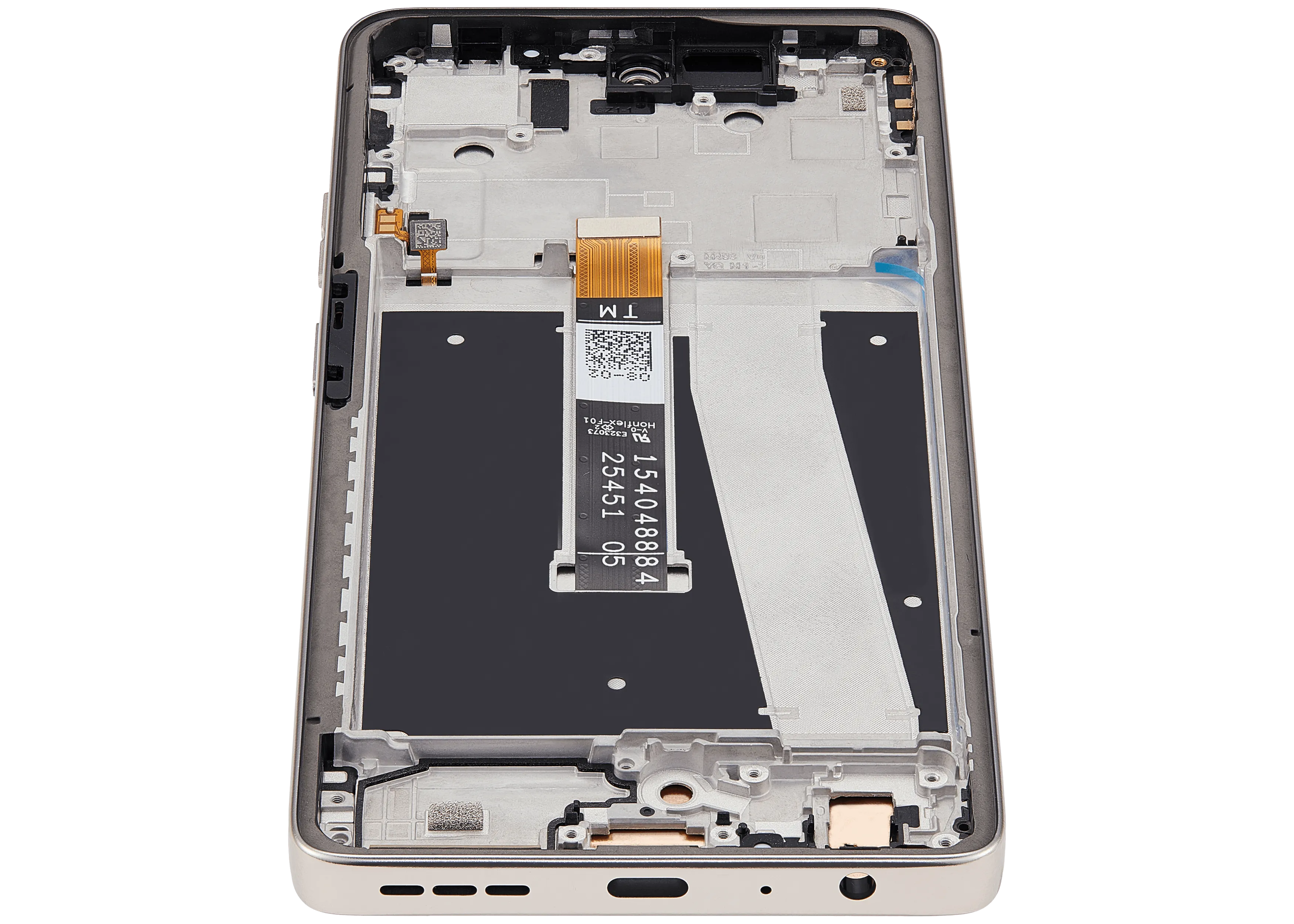 LCD-Display mit Rahmen für Motorola Moto G Power 5G (XT2617 / 2026) (Refurbished) (Pure Cashmere)