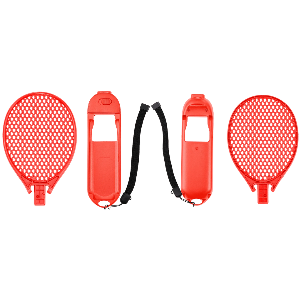 Tennis Racket für Nintendo Switch 2 Joy-Con Controller (Rot) (2 Pack)