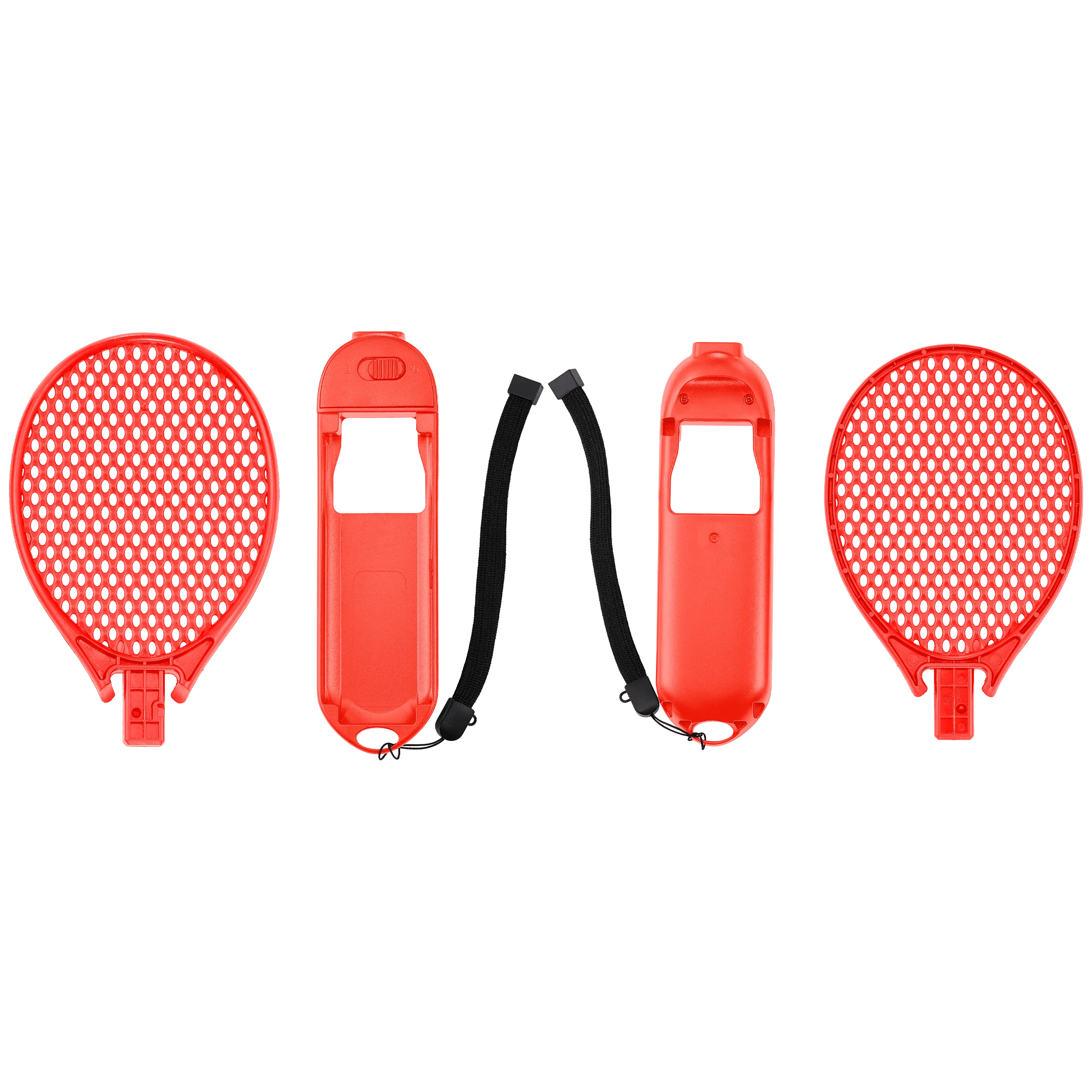 Tennis Racket für Nintendo Switch 2 Joy-Con Controller (Rot) (2 Pack)