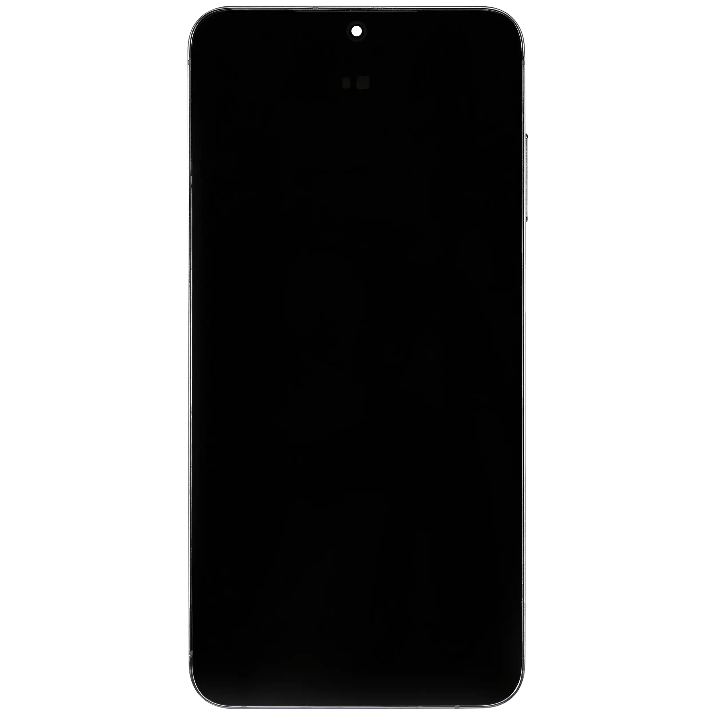 OLED-Display mit Rahmen für Samsung Galaxy S24 Plus 5G (US & Internationale Version) (gebrauchter OEM-Ausbau, Qualität B/C) (Marble Grey)