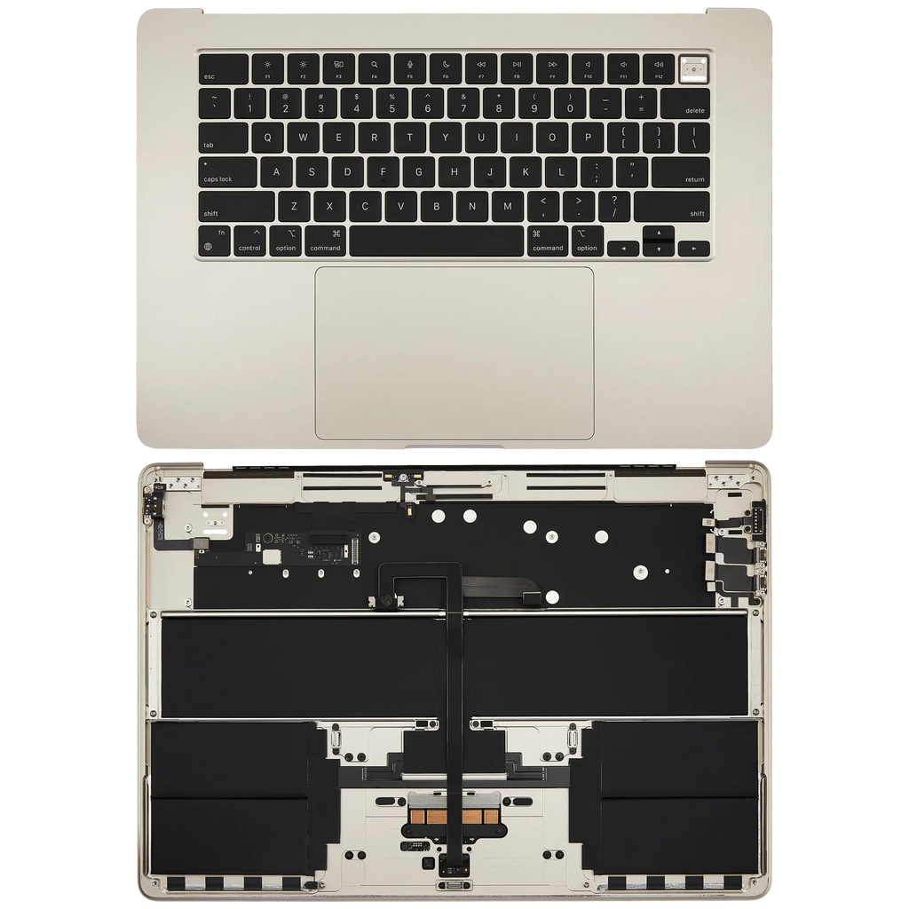 Topcase mit Akku & Tastatur für MacBook Air 15" A3114, US, gebrauchter OEM-Ausba