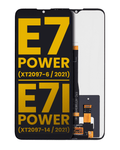 LCD-Display ohne Rahmen für Motorola Moto E7 Power/E7i Power Refurbished Schwarz