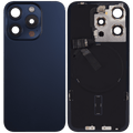 Backcover mit MagSafe Magnet & NFC & Blitz-Flexkabel für iPhone 15 Pro (gebrauchter OEM-Ausbau, Qualität C) (Blau Titanium)