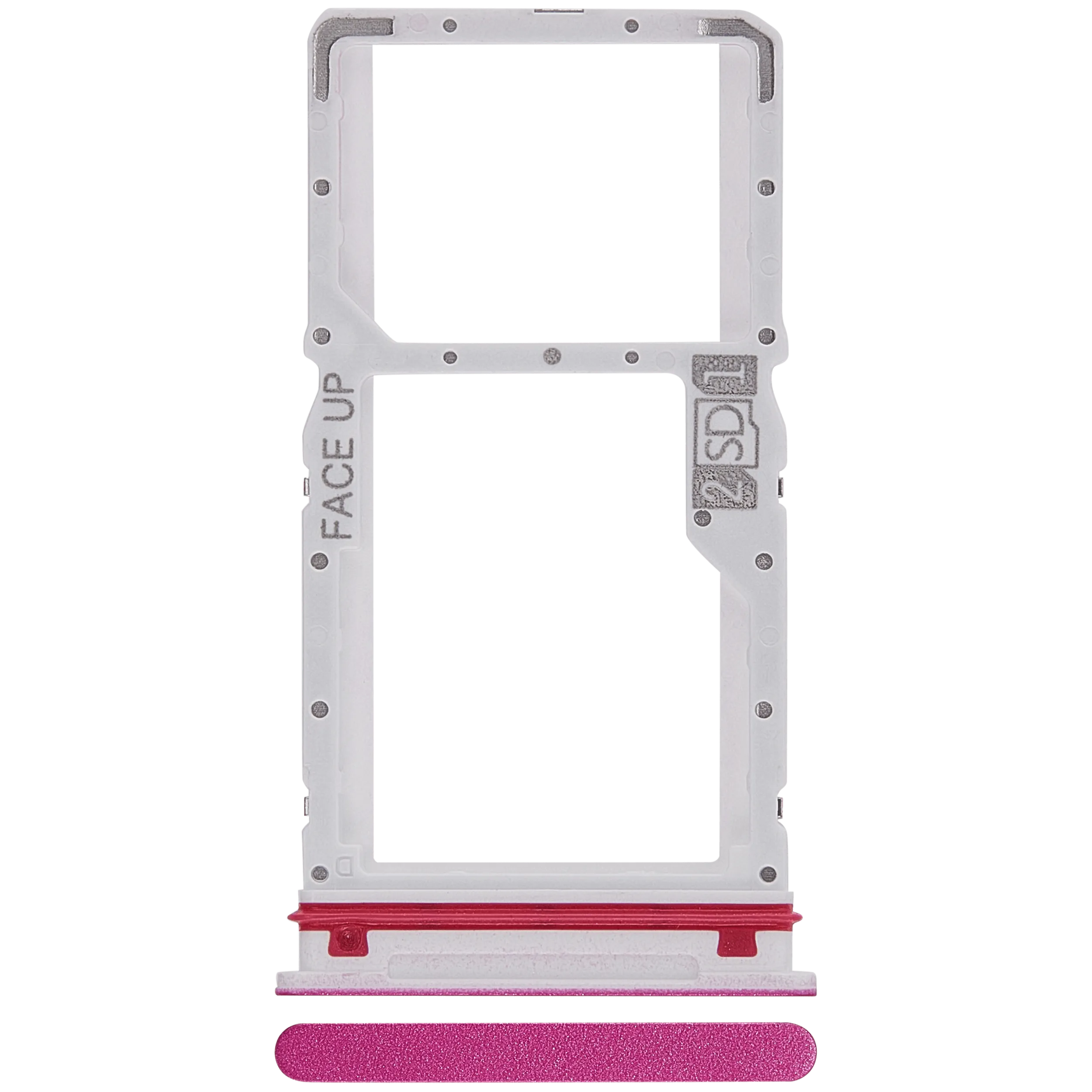 Sim Card Tray für Motorola Moto G37 (XT2625 / 2026) (Fuchsia Red)