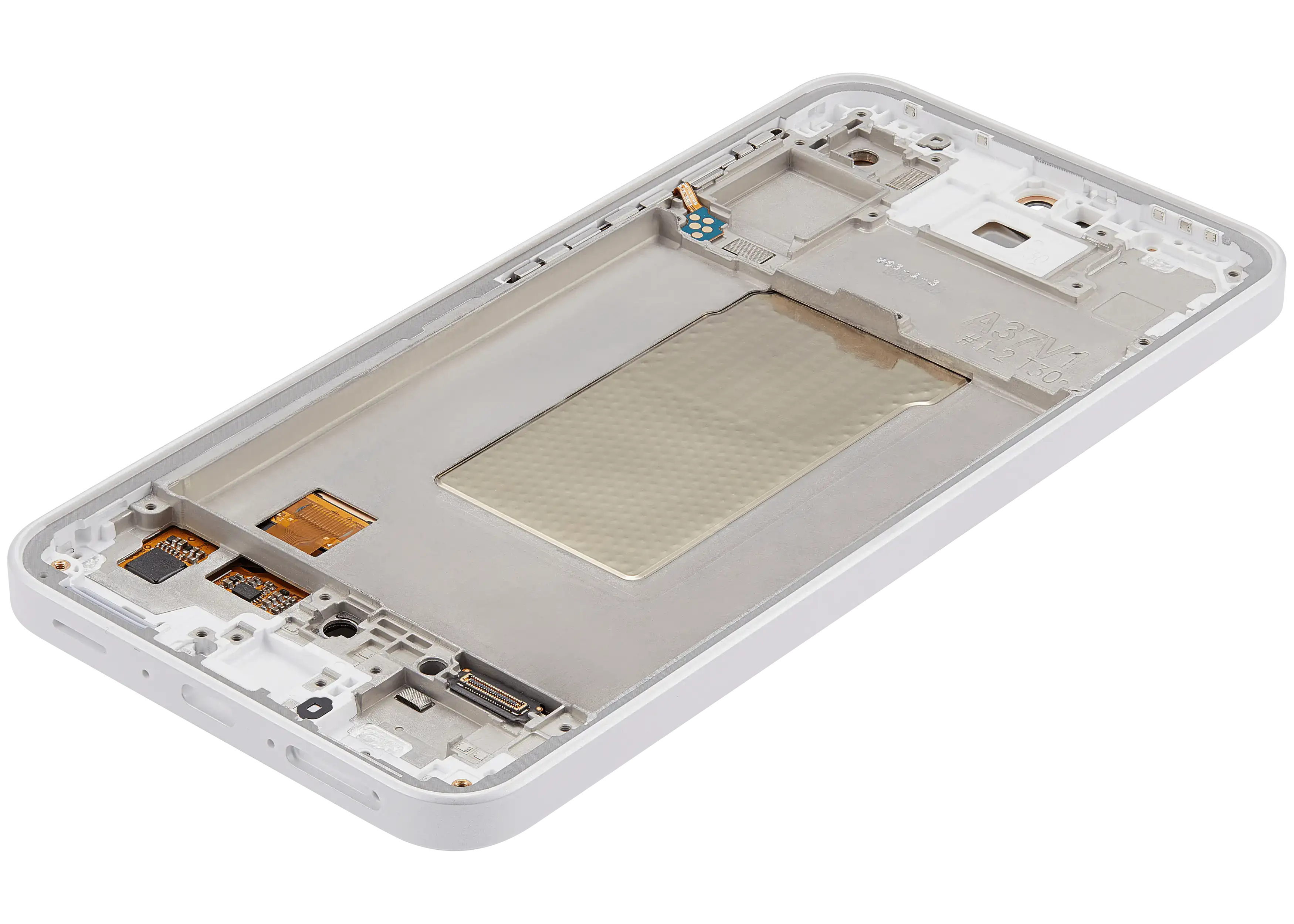 OLED-Display mit Rahmen für Samsung Galaxy A37 5G (A376 / 2026) (Refurbished) (Weiß)