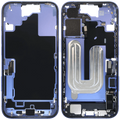 Midframe/Rahmen mit Ladebuchse Flex & Small Parts für iPhone 16 (EU / Global Version) (gebrauchter OEM-Ausbau, Qualität A) (Ultramarine)
