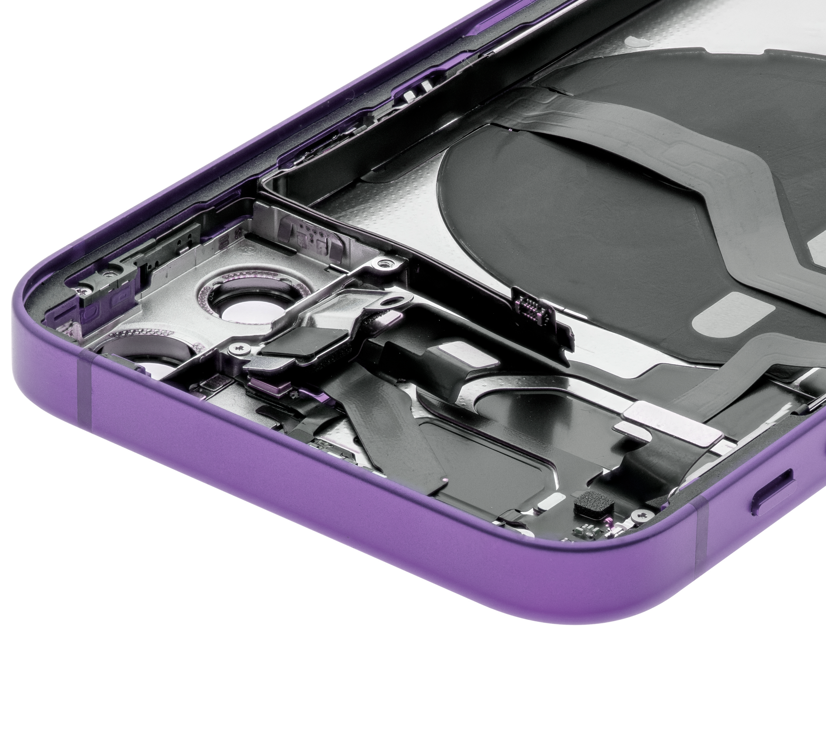 Backcover/Rahmen mit Small Parts für iPhone 12 Mini (EU / Global Version) (gebrauchter OEM-Ausbau, Qualität A) (Lila)