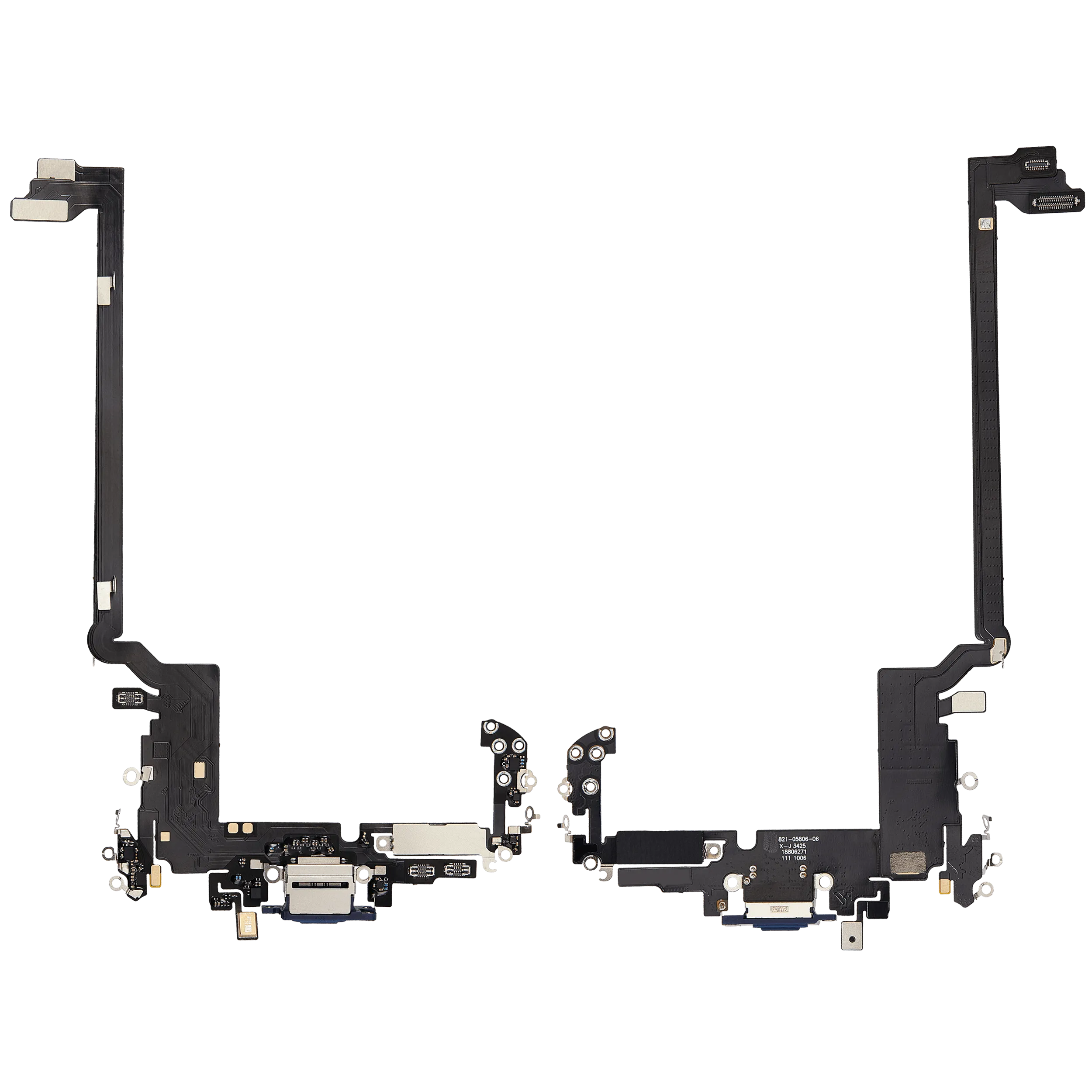 Ladebuchse Flex Cable für iPhone 17 Pro max (Aftermarket Plus) (Internationale Version) (Deep Blue)