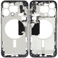 Midframe/Rahmen mit Small Parts für iPhone 15 Pro Max (EU / Global Version) (gebrauchter OEM-Ausbau, Qualität B) (Blau Titanium)