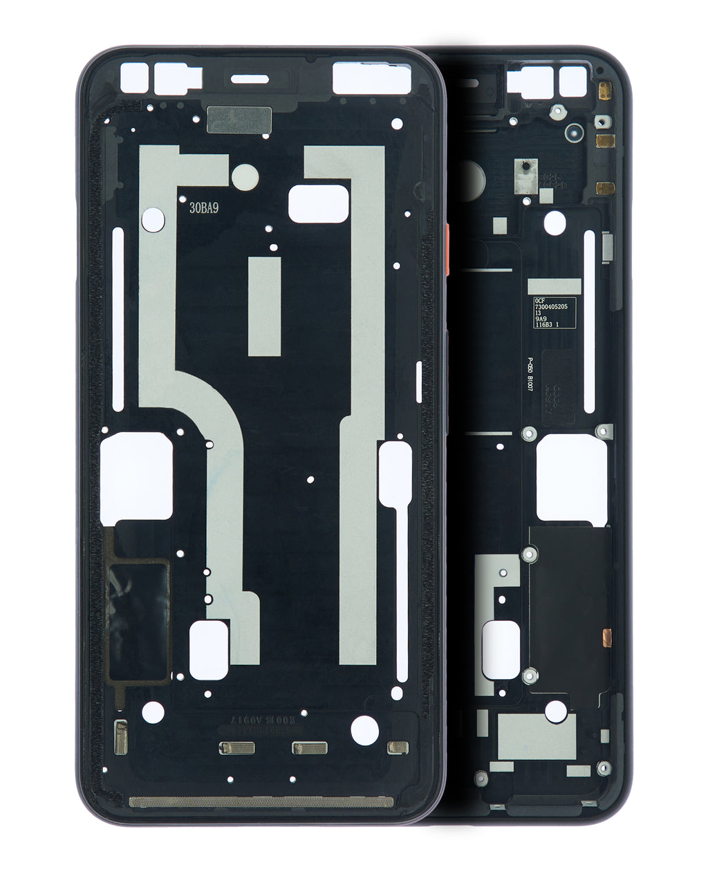 Midframe/Frame for Google Pixel 4 (Oh So Orange Power Button)