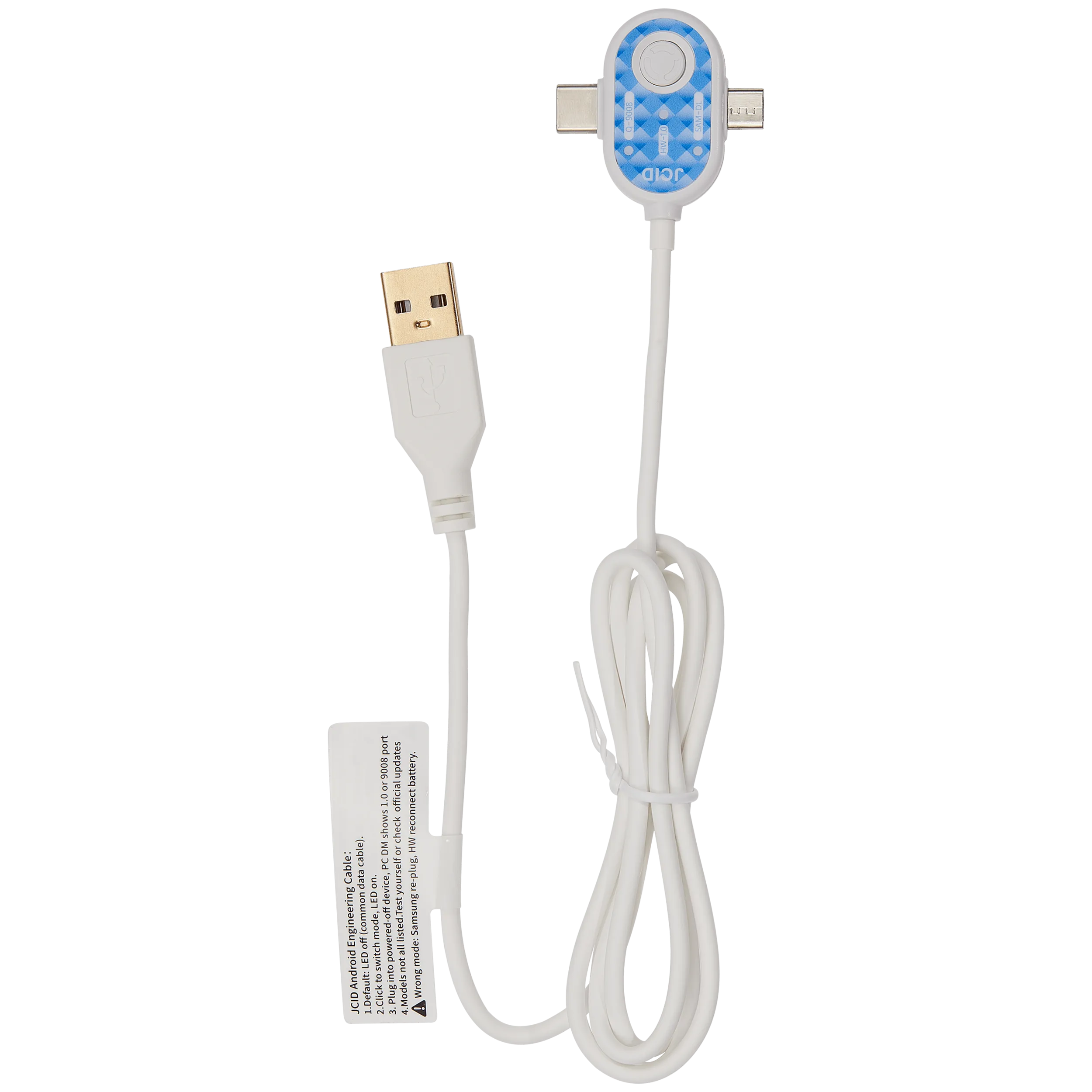 Multi-Mode Switchable Android Engineering Test Cable (JCID)