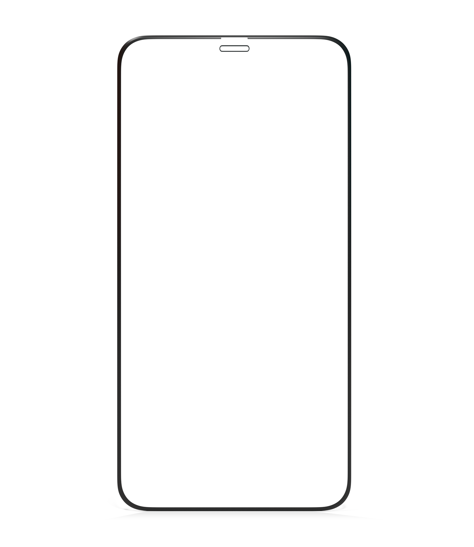 Casper Silicone Tempered Glass für iPhone XS Max / 11 Pro Max (Retail Pack) (Clear)