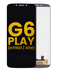 LCD Display No Frame for Motorola Moto G6 Play (XT1922 / 2018) (International Version) (Refurbished) (Black)