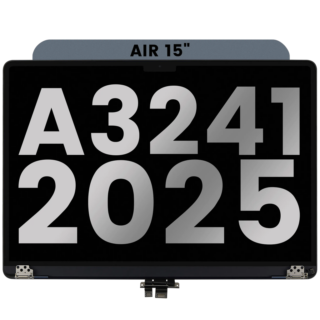 Complete LCD-Display für MacBook Air 15" (A3241 / Early 2025) (gebrauchter OEM-Ausbau, Qualität B) (Midnight)