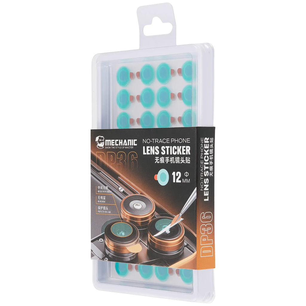 DP36 No-Trace Phone Lens Sticker (360 Pack) (Mechanic)