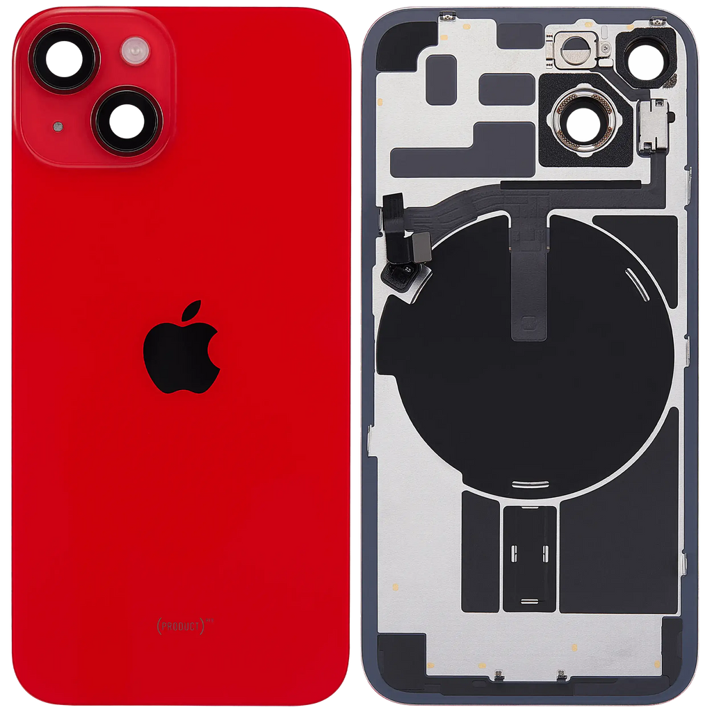 Backcover mit MagSafe Magnet & NFC & Blitz-Flexkabel für iPhone 14 (Service Pack) (Rot)