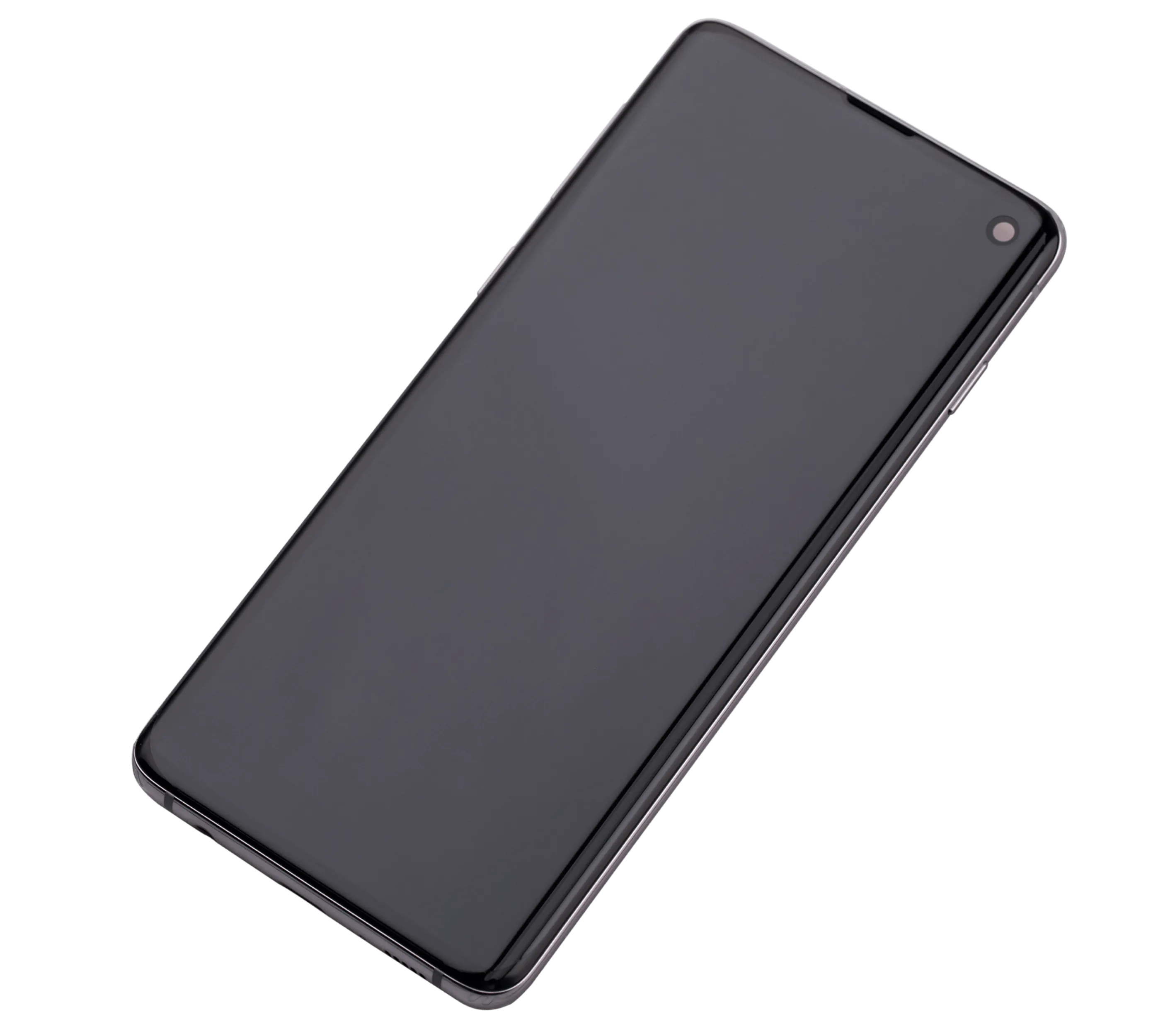 OLED-Display mit Rahmen für Samsung Galaxy S10 (Aftermarket Plus) (Prism White)