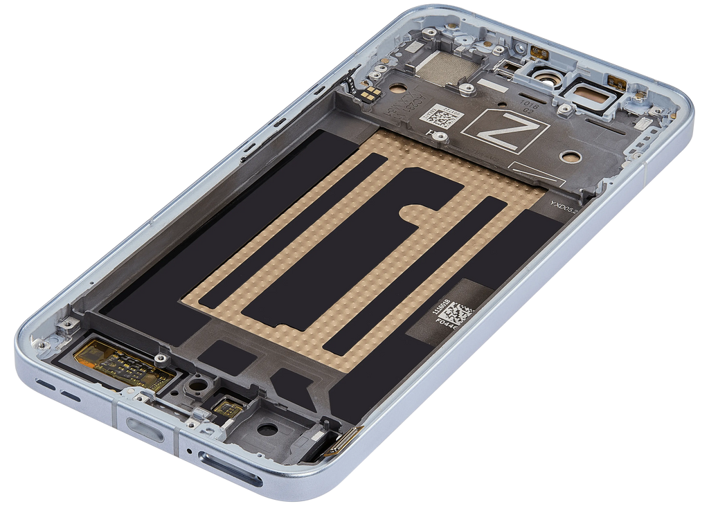 OLED-Display mit Rahmen für OPPO Reno 13 (Refurbished) (Blau)
