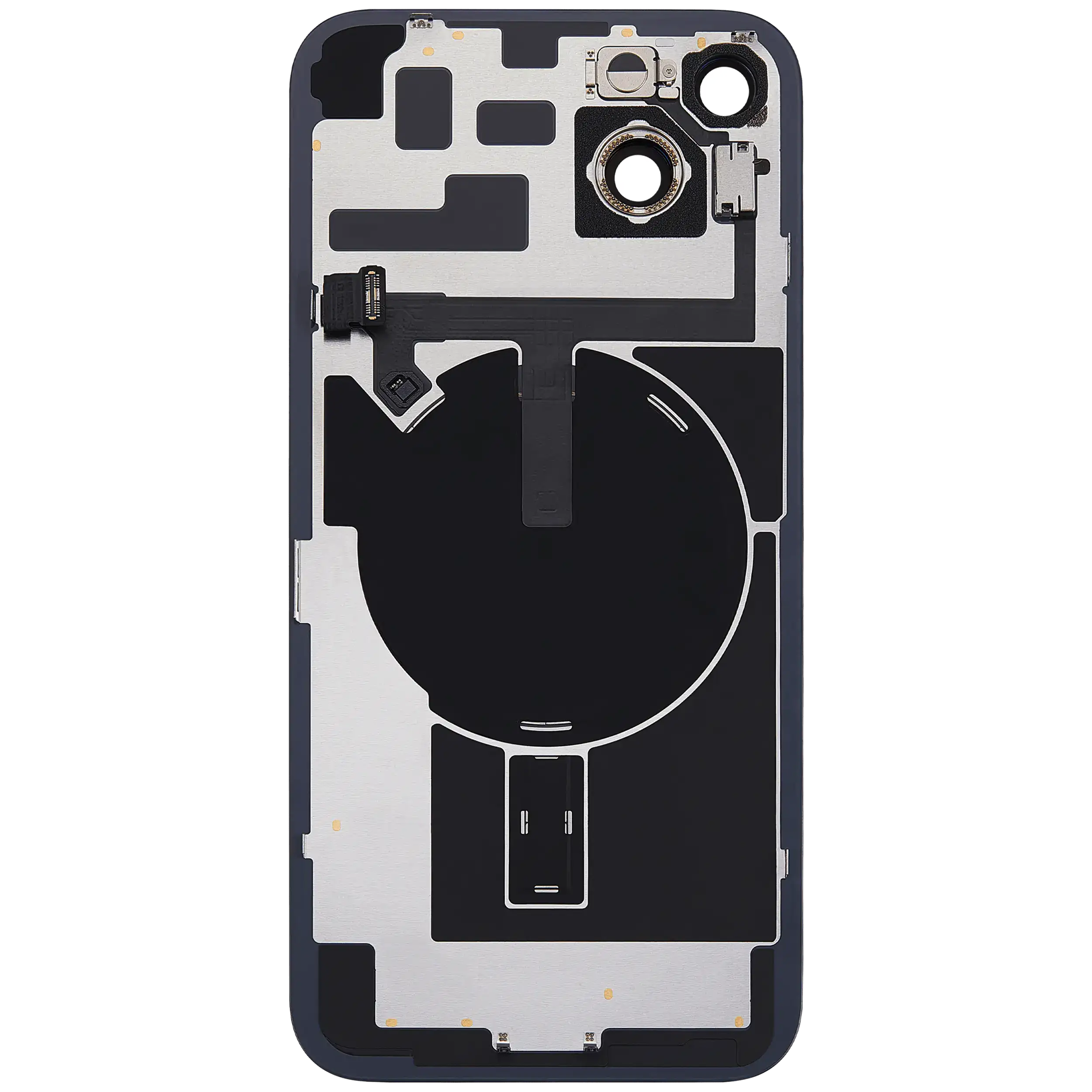 Backcover mit MagSafe Magnet & NFC & Blitz-Flexkabel für iPhone 14 Plus (Service Pack) (Midnight)