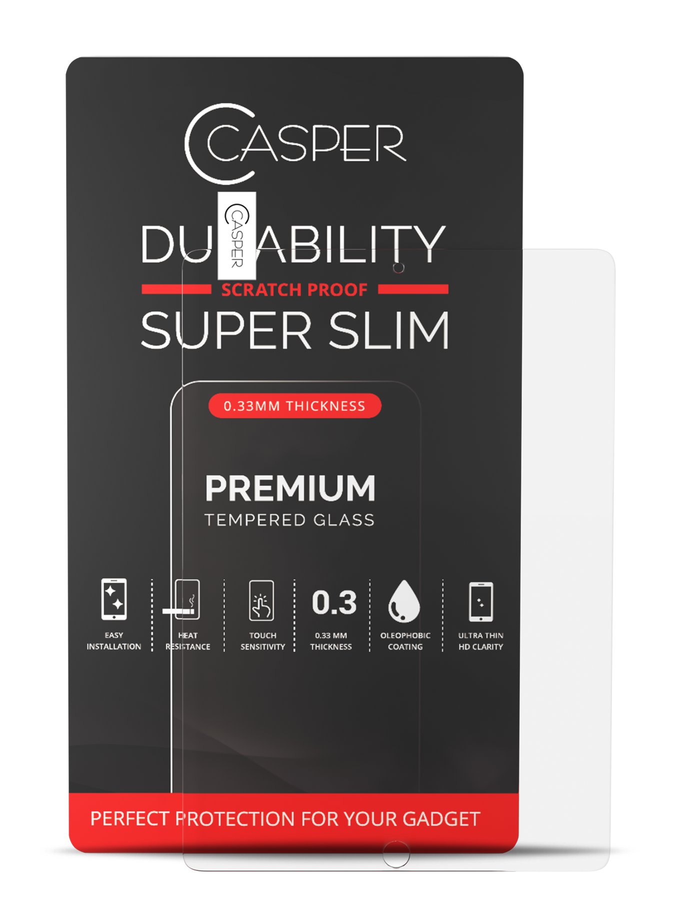 Casper Tempered Glass für iPad Pro 10.5" / Air 3 (Retail Pack) (Clear)