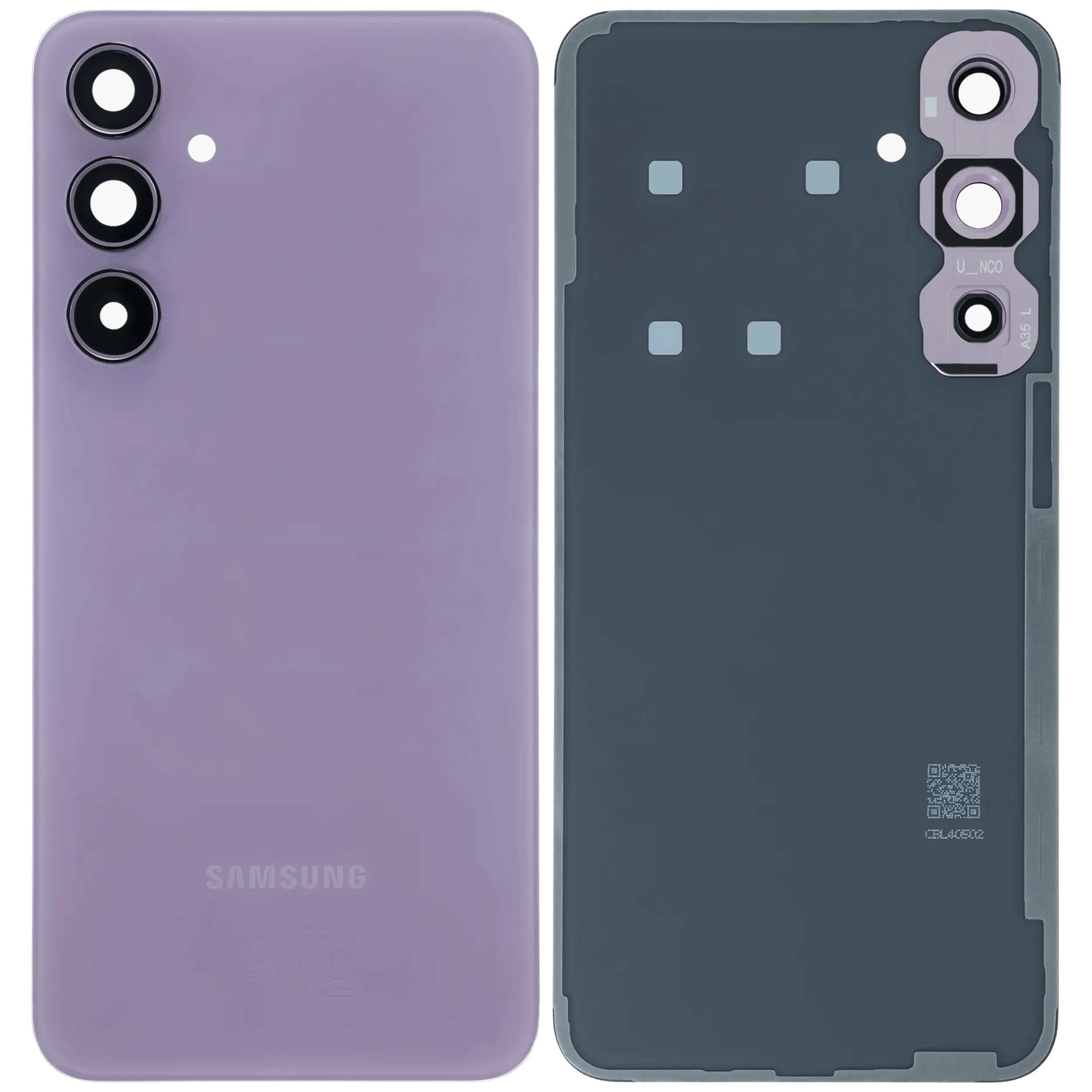 Backcover Glass für Samsung Galaxy A35 5G (A356 / 2024) (Service Pack) (Lilac)