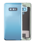 Back Cover Glass with Camera Lens for Samsung Galaxy S10E (without Logo) (Aftermarket Plus) (Prism Blue)