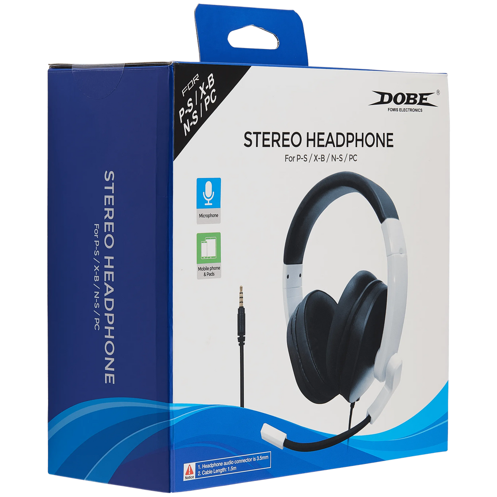 TY-1802 Stereo Headphone für PlayStation 5 / Xbox Series X / Nintendo Switch / Personal Computer (DOBE)