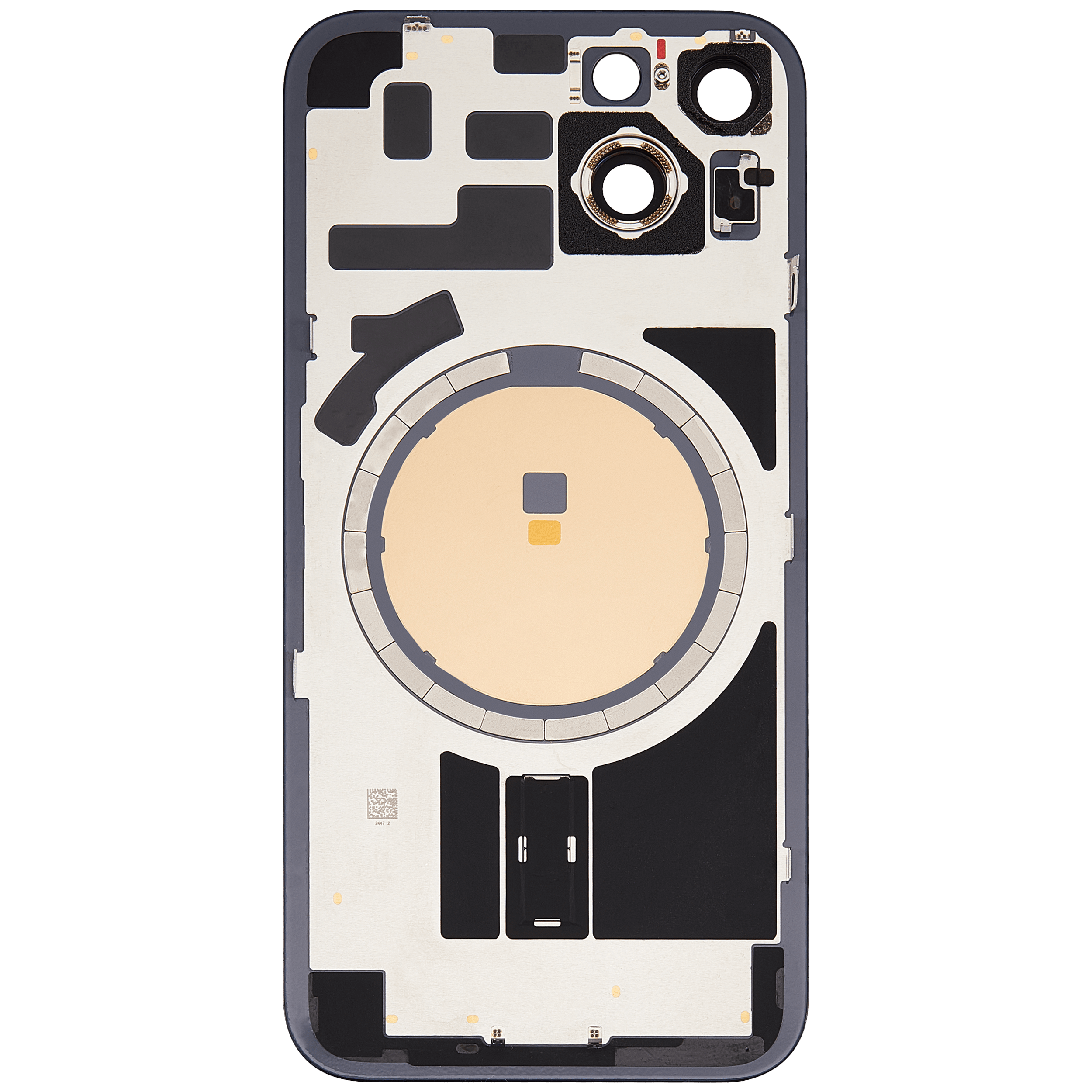 Backcover mit MagSafe Magnet für iPhone 14 (gebrauchter OEM-Ausbau, Qualität B) (Midnight)