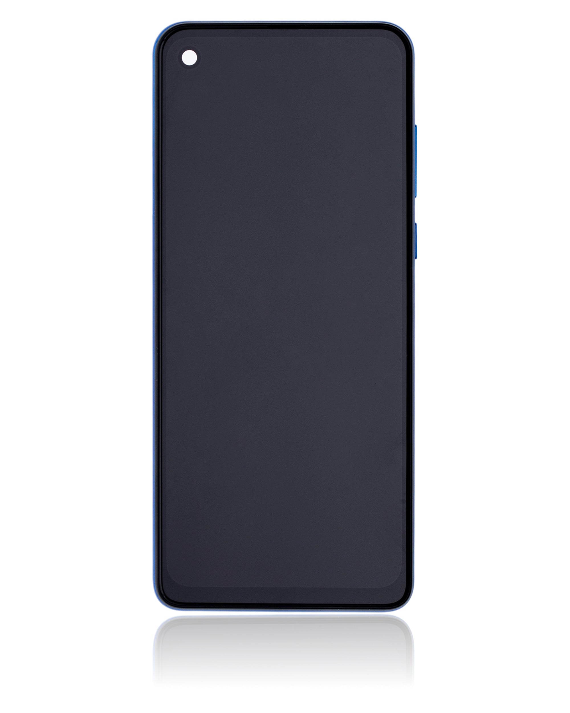 LCD-Display mit Rahmen für Motorola One Vision (XT1970 / 2019) / P50 (Original OEM) (Sapphire Gradient)